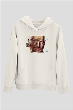 Breaking Bad Heisenberg Heisenberg Beyaz Unisex Hoodie