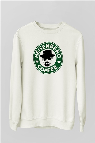 Breaking Bad Heisenberg Heisenberg Coffe Beyaz Unisex Sweatshirt