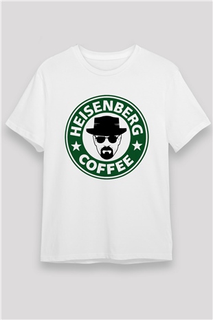 Breaking Bad Heisenberg Heisenberg Coffe Beyaz Unisex Tişört T-Shirt