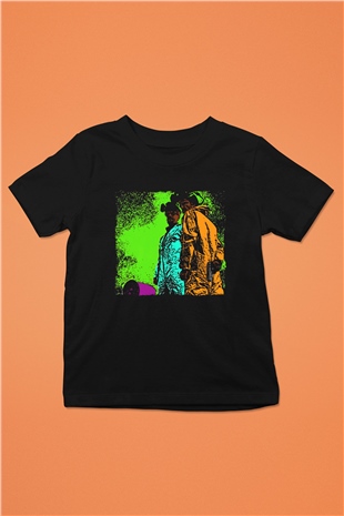 Breaking Bad Heisenberg Mr. White Siyah Unisex Çocuk Tişört