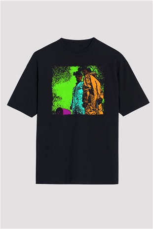 Breaking Bad Heisenberg Mr. White Siyah Oversize Tişört Oversize T-shirt