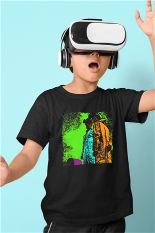 Breaking Bad Heisenberg Mr. White Siyah Unisex Çocuk Tişört