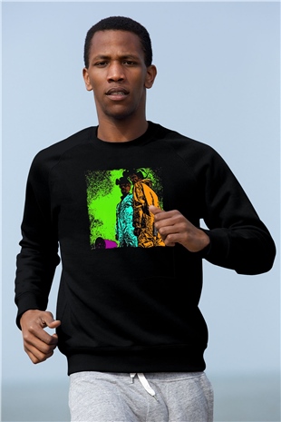 Breaking Bad Heisenberg Mr. White Siyah Unisex Sweatshirt