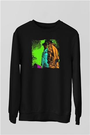 Breaking Bad Heisenberg Mr. White Siyah Unisex Sweatshirt