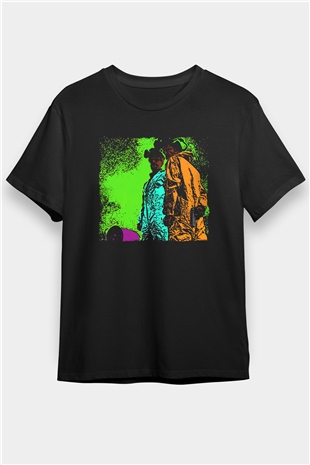 Breaking Bad Heisenberg Mr. White Siyah Unisex Tişört T-Shirt