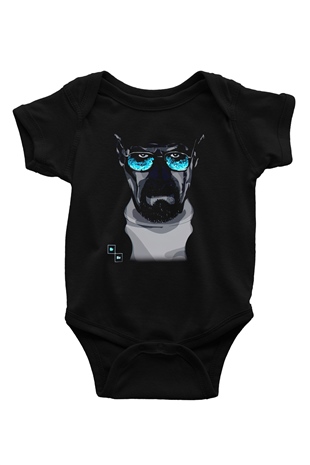 Breaking Bad Heisenberg Siyah Bebek Body - Zıbın