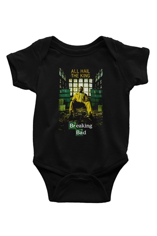 Breaking Bad Heisenberg Siyah Bebek Body - Zıbın