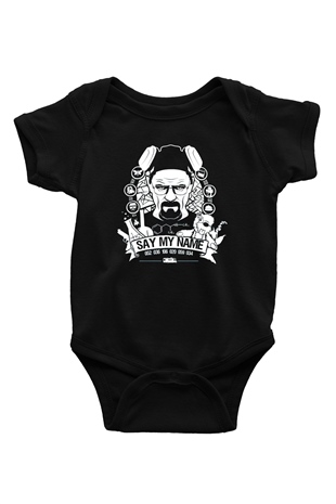 Breaking Bad Heisenberg Siyah Bebek Body - Zıbın