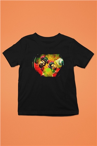 Breaking Bad Heisenberg Siyah Unisex Çocuk Tişört