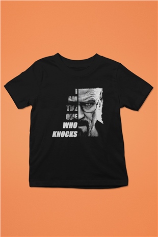 Breaking Bad Heisenberg Siyah Unisex Çocuk Tişört