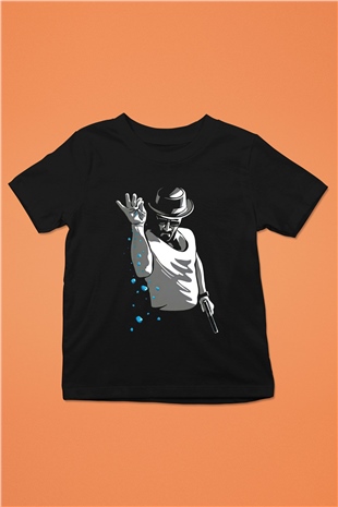 Breaking Bad Heisenberg Siyah Unisex Çocuk Tişört