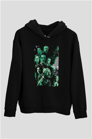 Breaking Bad Heisenberg Siyah Unisex Hoodie