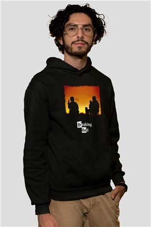 Breaking Bad Heisenberg Siyah Unisex Hoodie