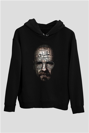 Breaking Bad Heisenberg Siyah Unisex Hoodie