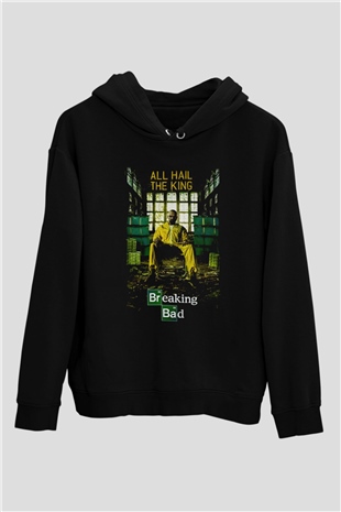 Breaking Bad Heisenberg Siyah Unisex Hoodie