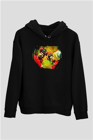 Breaking Bad Heisenberg Siyah Unisex Hoodie