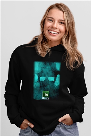 Breaking Bad Heisenberg Siyah Unisex Hoodie