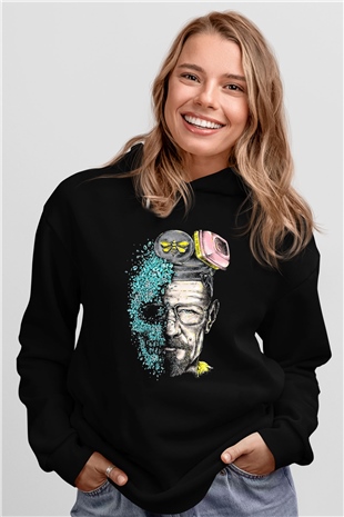 Breaking Bad Heisenberg Siyah Unisex Hoodie