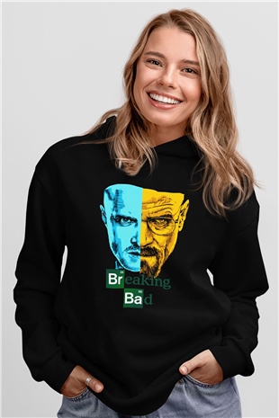 Breaking Bad Heisenberg Siyah Unisex Hoodie