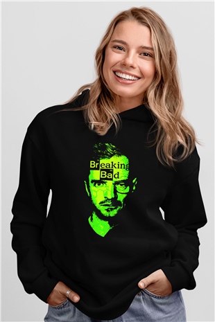 Breaking Bad Heisenberg Siyah Unisex Hoodie
