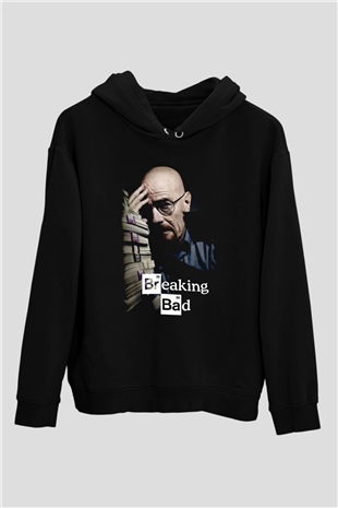 Breaking Bad Heisenberg Siyah Unisex Hoodie