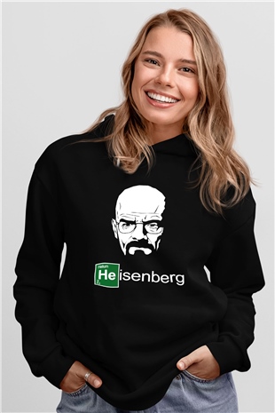 Breaking Bad Heisenberg Siyah Unisex Hoodie