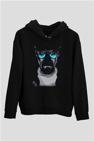 Breaking Bad Heisenberg Siyah Unisex Hoodie