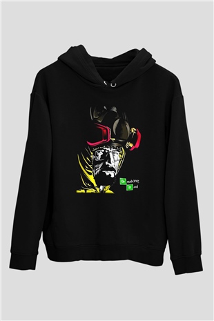 Breaking Bad Heisenberg Siyah Unisex Hoodie
