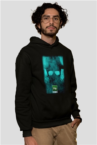 Breaking Bad Heisenberg Siyah Unisex Hoodie