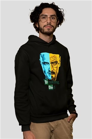 Breaking Bad Heisenberg Siyah Unisex Hoodie