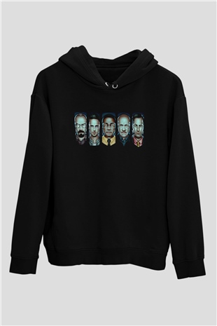 Breaking Bad Heisenberg Siyah Unisex Hoodie