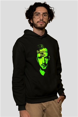 Breaking Bad Heisenberg Siyah Unisex Hoodie