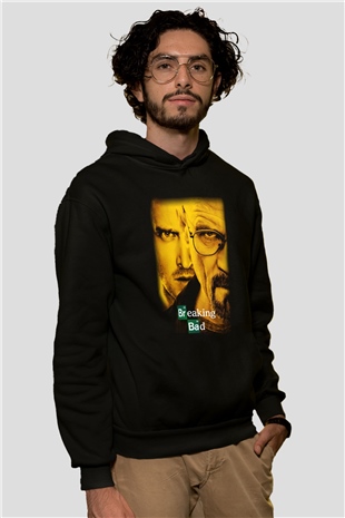 Breaking Bad Heisenberg Siyah Unisex Hoodie