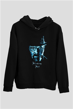 Breaking Bad Heisenberg Siyah Unisex Hoodie