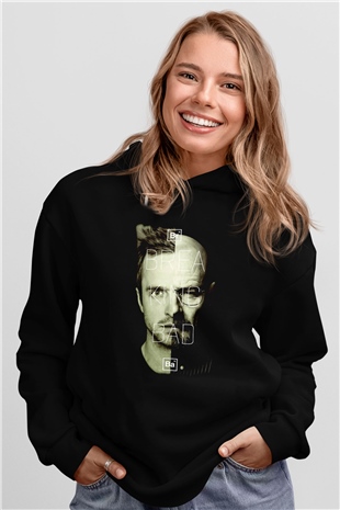 Breaking Bad Heisenberg Siyah Unisex Hoodie