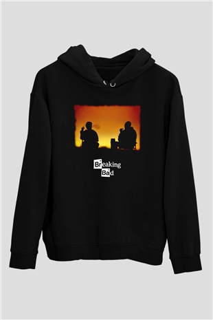 Breaking Bad Heisenberg Siyah Unisex Hoodie