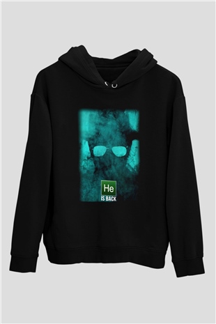 Breaking Bad Heisenberg Siyah Unisex Hoodie