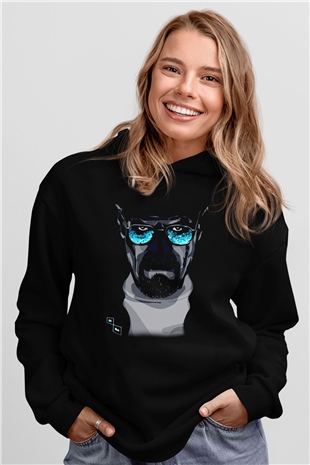 Breaking Bad Heisenberg Siyah Unisex Hoodie