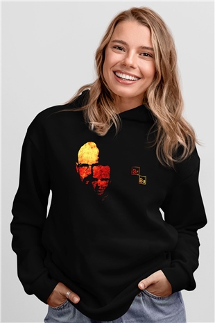 Breaking Bad Heisenberg Siyah Unisex Hoodie