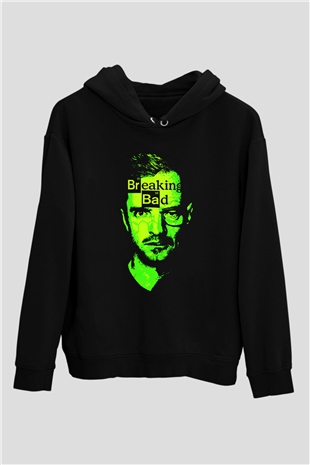 Breaking Bad Heisenberg Siyah Unisex Hoodie
