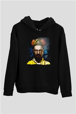 Breaking Bad Heisenberg Siyah Unisex Hoodie