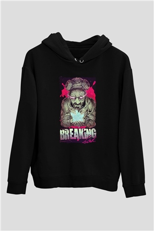 Breaking Bad Heisenberg Siyah Unisex Hoodie