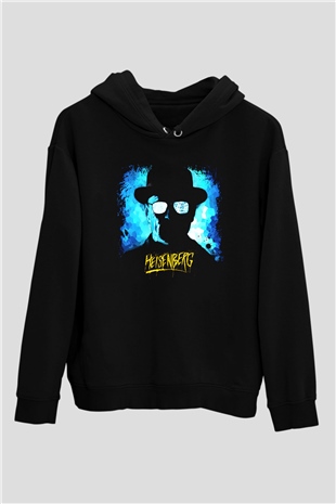 Breaking Bad Heisenberg Siyah Unisex Hoodie