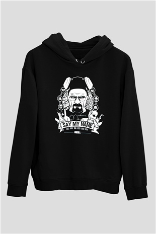 Breaking Bad Heisenberg Siyah Unisex Hoodie