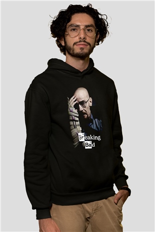 Breaking Bad Heisenberg Siyah Unisex Hoodie