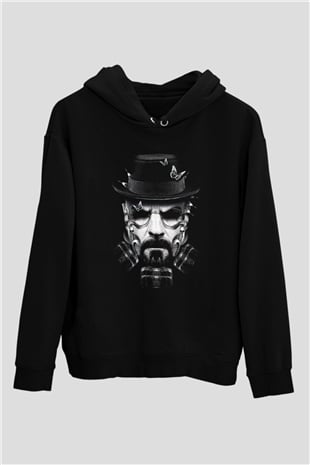 Breaking Bad Heisenberg Siyah Unisex Hoodie