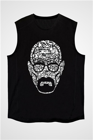 Breaking Bad Heisenberg Siyah Unisex Kolsuz Tişört