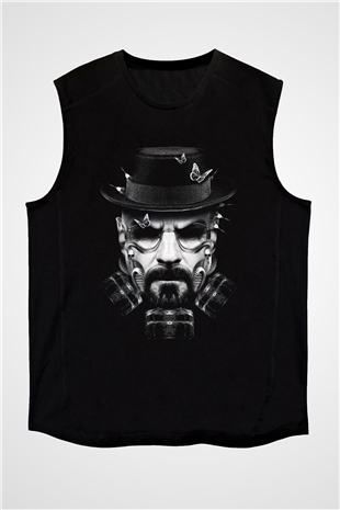 Breaking Bad Heisenberg Siyah Unisex Kolsuz Tişört