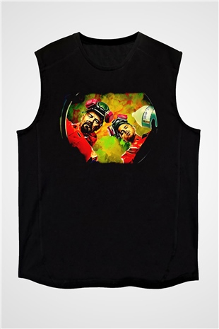 Breaking Bad Heisenberg Siyah Unisex Kolsuz Tişört