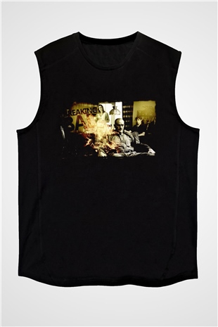 Breaking Bad Heisenberg Siyah Unisex Kolsuz Tişört